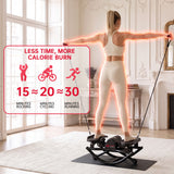 U-Shaped Rock Stepper, with Resistance Bands & Non-Slip Mat