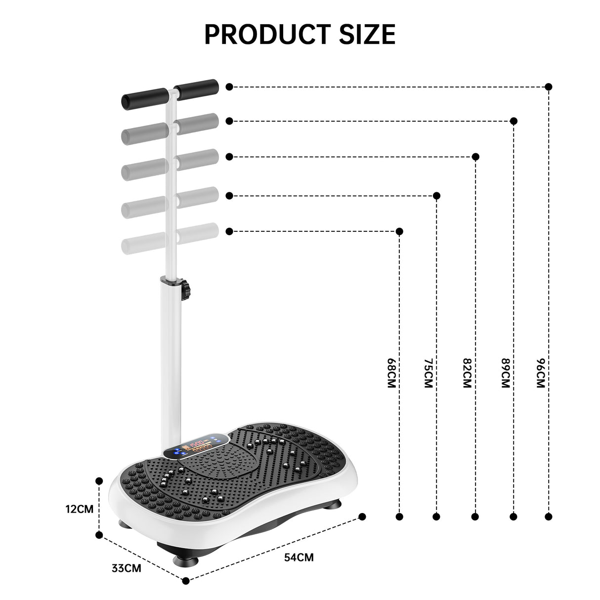 Vibration Platform with Adjustable Handles