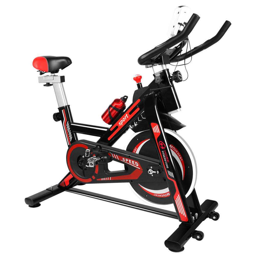 Exercise Bike Indoor Stationary Cycling Bike with LCD Display for Home Cardio Gym 8KG Flywheel