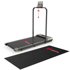 2 in 1 Folding Treadmill, Under Desk Treadmill, Walking Jogging Machine for Home Office