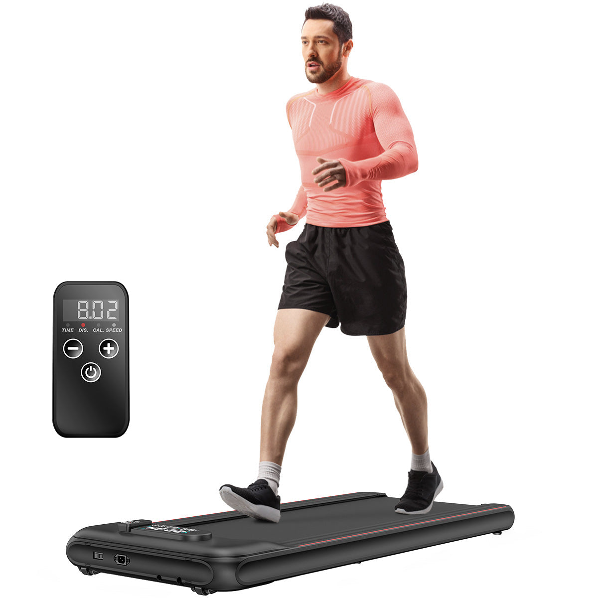Motorised Walking Treadmill with LCD Display Home Office Aerobic Exercise Machine