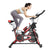 Indoor Cycling Bike Stationary Exercise Bike With LCD Display