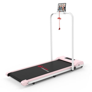 Space Saving Motorised Treadmill 1-10KM/H Walking Machine with LCD Display