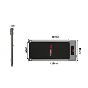 Space Saving Motorised Treadmill Walking Machine with LCD Display