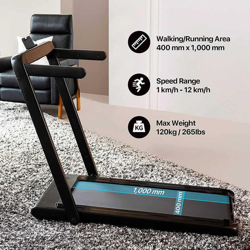 Folding Treadmill, 112KM/H Treadmill for Home Use with Bluetooth Spea