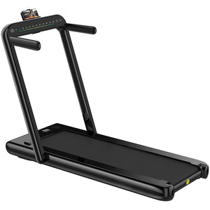 Folding Treadmill 2 in 1, 1-12KM/H Treadmill for Home Use with Bluetooth Speaker, Remote Control and LED Display