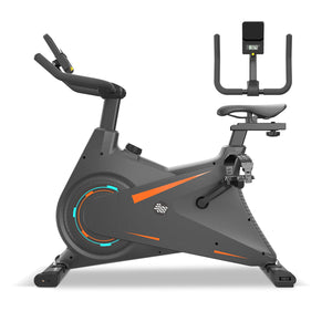 Indoor Magnetic Exercise Bike, Cycling Stationary Bikes with LCD Pulse Heart Rate Monitor for Home Workout and Cardio